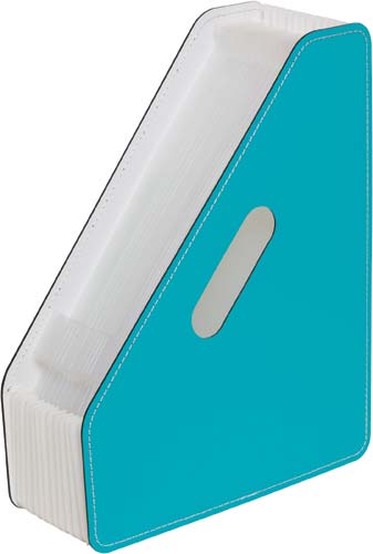 ドキュメントスタンドＡ４タテ　１３ポケット　ブルー画像