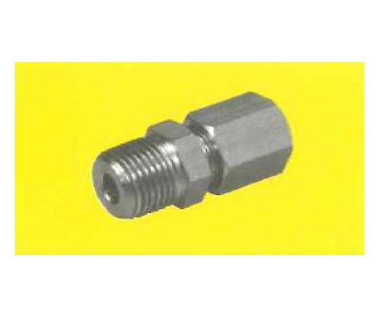 フッ素樹脂チューブ接続用 PTFE無電コート USLハーフユニオン 10φ×PT3/8 5個入画像