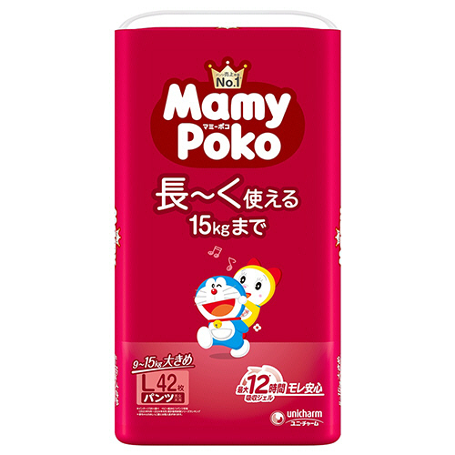 ﾏﾐｰﾎﾟｺﾊﾟﾝﾂ ﾄﾞﾗえもん L 1ｾｯﾄ(168枚:42枚×4ﾊﾟｯｸ)画像