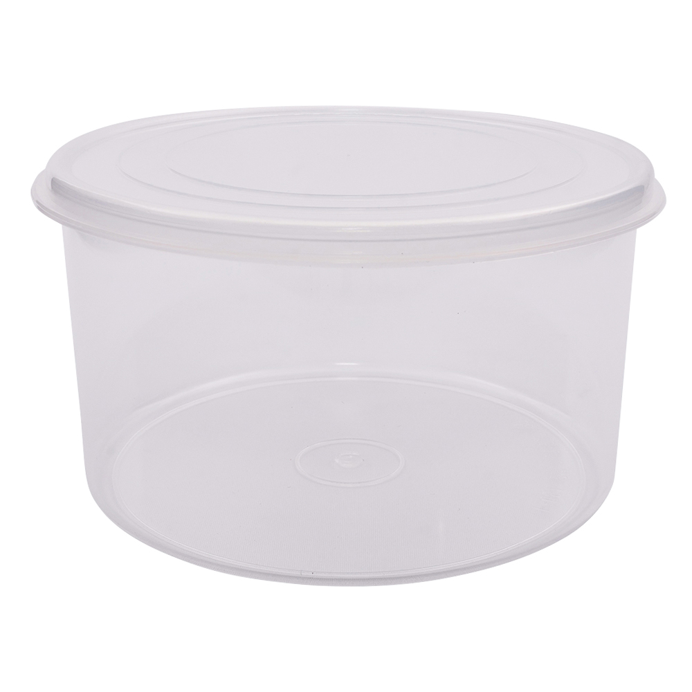 丸型V式容器（スチロール製）　3個入　φ156×φ149×91mm画像