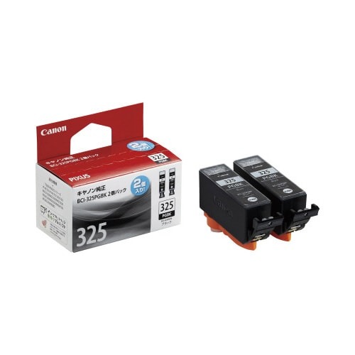 純正インク　ＢＣＩ－３２５ＰＧＢＫ　ブラック２Ｐ画像
