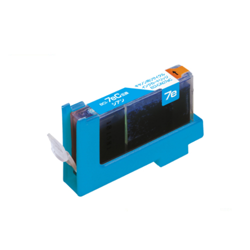 ﾘｻｲｸﾙｲﾝｸｶｰﾄﾘｯｼﾞ ｼｱﾝ(染料) [ｷﾔﾉﾝ:BCI-7eC互換] ECI-CA07EC 1個画像