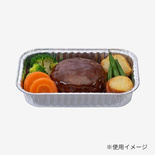 スープ容器 ホイルコンテナA6191F 東洋アルミエコープロダクツ [ケース販売] 透明のホイル容器が重なって配置されている様子