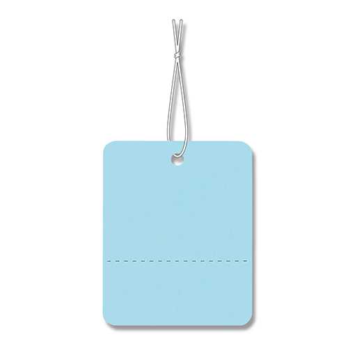 HEIKO 提札 No.527 綿糸付 ブルー 500枚画像