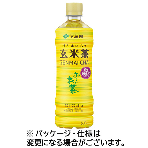 おーいお茶 玄米茶 600mL ﾍﾟｯﾄﾎﾞﾄﾙ 1ｾｯﾄ(48本:24本×2ｹｰｽ)画像