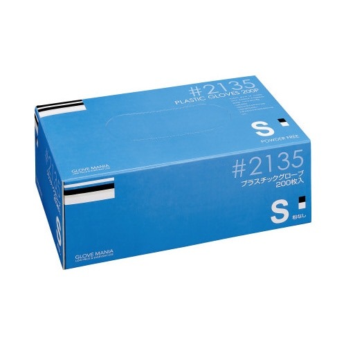 プラスチックグローブ　粉無　Ｓ　２００枚入画像