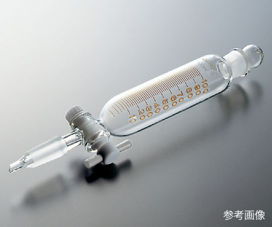 滴下ロート（PTFEコック付・目盛付）1000mL　普通摺合画像