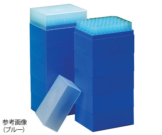 QSP ピペットチップ 100-1000μL 目盛付 ブルー 70.5mm 詰め替え(100本×5スタックラック×2)画像
