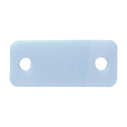 靴用ﾈｰﾑﾌﾟﾚｰﾄ 白 1ﾊﾟｯｸ(10枚)画像