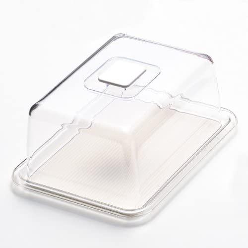 製菓・製パン用品 MT-1120 クリアラブリーハット 角 中 ホワイト画像