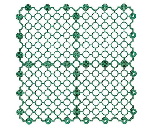 150x 150mm すのこ(ﾌﾟﾗｽﾁｯｸ製/緑)