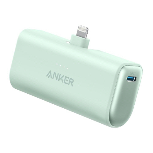 ﾓﾊﾞｲﾙﾊﾞｯﾃﾘｰ ANKER Nano Power Bank 5000mAh ｸﾞﾘｰﾝ 1個