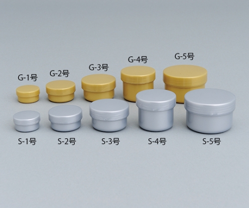 軟膏容器「コスメポットＧ－１号」５．５mL　１００個　金画像