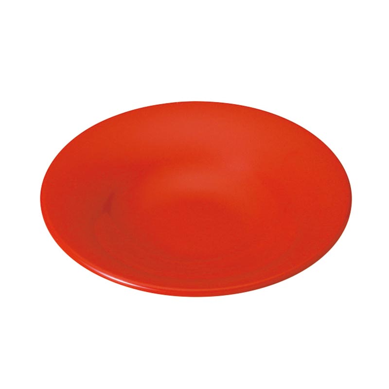 メラミン食器 カフェプレートセレクション Fプレート TK-280 赤マーブル(R) 台和画像