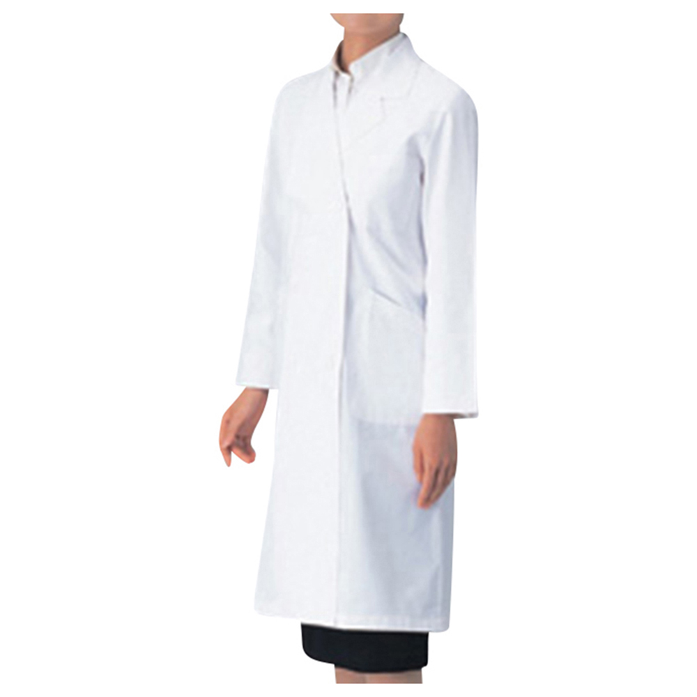 カラーラボコート（女性用）　白画像