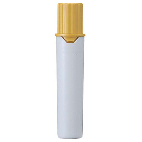 水性ﾏｰｶｰ ﾌﾟﾛｯｷｰ詰替えﾀｲﾌﾟ用ｲﾝｸｶｰﾄﾘｯｼﾞ 太字角芯+細字丸芯 黄土色 1本画像