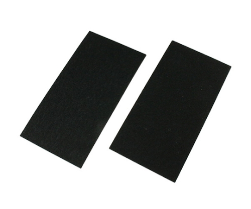 硬質フェルト 幅70×高さ140 黒 両面テープ付 1個（2枚入）画像