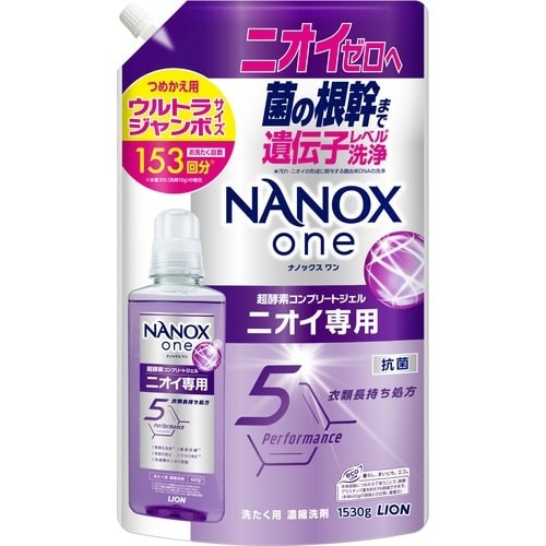 ＮＡＮＯＸｏｎｅ　ニオイ専用　詰替　１５３０ｇ×６画像