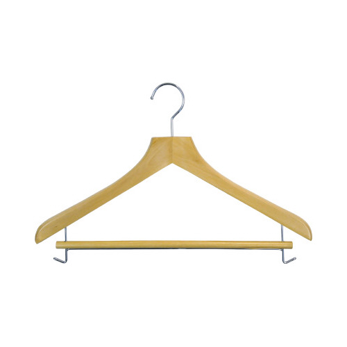 木製ハンガー　木と生活　スライド　ナチュラル画像