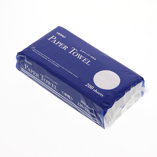 ｴｺﾍﾟｰﾊﾟｰﾀｵﾙ ｼﾝｸﾞﾙ 中判 200枚/ﾊﾟｯｸ 1ｾｯﾄ(6000枚:200枚×30ﾊﾟｯｸ)画像