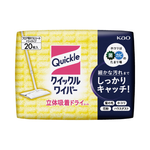 クイックルワイパー立体吸着ドライシート２０枚×２４