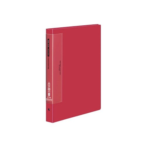 クリヤーブック替紙式赤Ａ４縦背幅３３ｍｍ画像