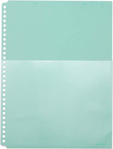 ハーフポケット厚口Ａ４Ｓ　緑×５画像