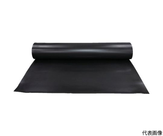 耐電用筋入ゴムマット6t（黒/平） 7kV以下用 1m×1m画像