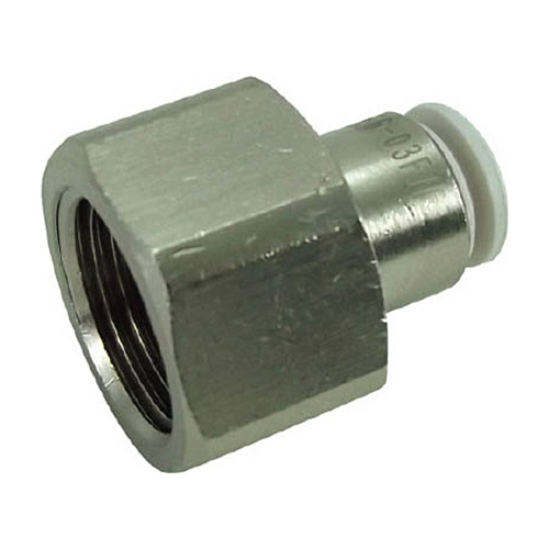 ﾀｯﾁｺﾈｸﾀｰﾌｧｲﾌﾞ ﾌｨﾒｲﾙｺﾈｸﾀｰ W(白)6mm･RC3/8 1個画像