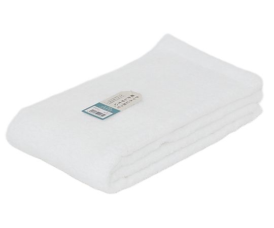 ループ付きバスタオル ローキーカラー 60×120cm WHITE 1セット（10枚入）画像