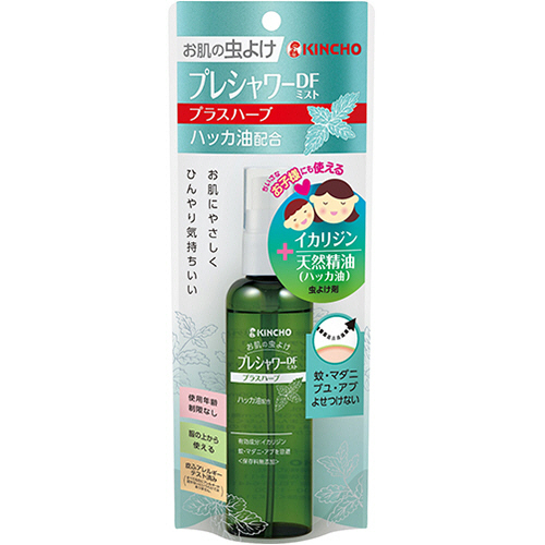 お肌の虫よけ ﾌﾟﾚｼｬﾜｰDF ﾐｽﾄ ﾌﾟﾗｽﾊｰﾌﾞ 100ml 1本画像