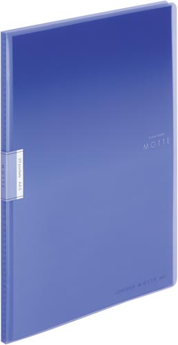 クリヤーブックモッテＡ４縦　２０Ｐ　青１０冊画像