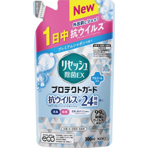リセッシュ除菌ＥＸ　ＰＧＰシャボン替３００ｍｌ×４画像