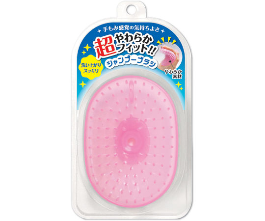 超やわらかフィットシャンプーブラシ　24個×2箱入　ピンク画像