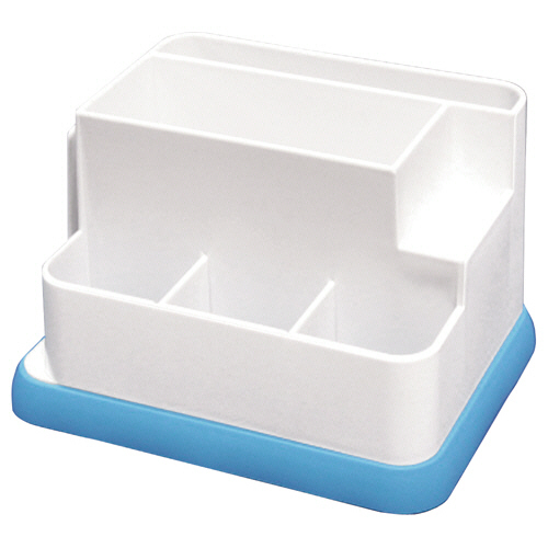 再生樹脂ﾍﾟﾝｽﾀﾝﾄﾞ 青 1ｾｯﾄ(3個)