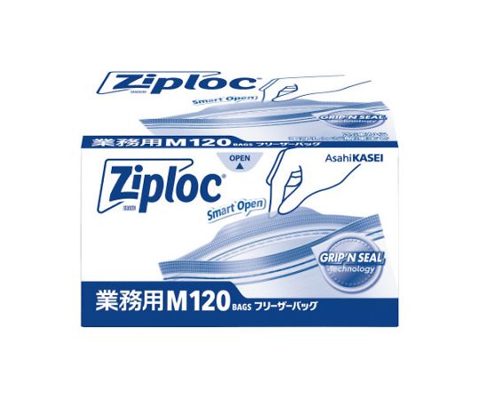 業務用ジップロックフリーザーバッグ M 120枚入画像