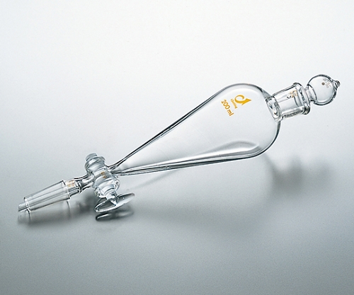 TSスキーブ型分液ロート(下部摺付) 500mL