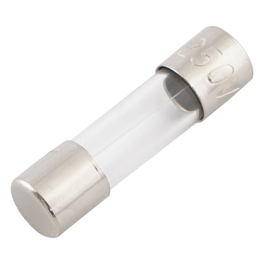 ガラス管ヒューズ　φ5.2×20mm　2個入