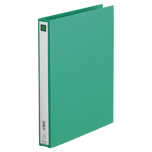 ﾘﾝｸﾞﾌｧｲﾙ ｴｺﾉﾐｰﾀｲﾌﾟ A4ﾀﾃ 2穴 200枚収容 背幅33mm 緑 1冊画像