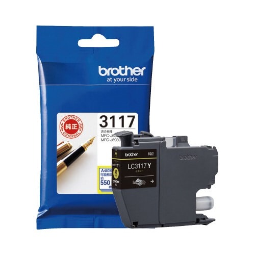 純正インク　ＬＣ３１１７Ｙ　イエロー画像