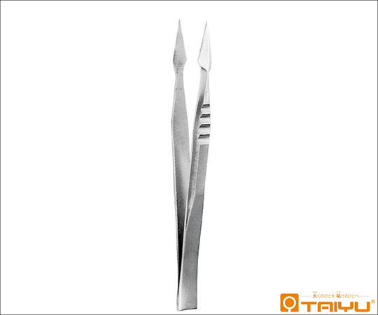 異物鑷子(トゲ抜)併式 ダボ無 全長12cm画像