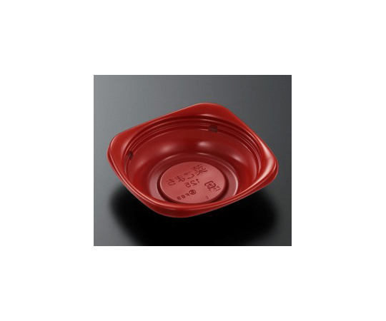 惣菜容器 CT菜こまち 125 赤-BK 身 1200枚画像