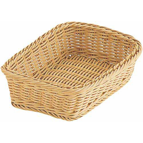 洗えるラタン　角型　ナチュラル　Ｍ画像