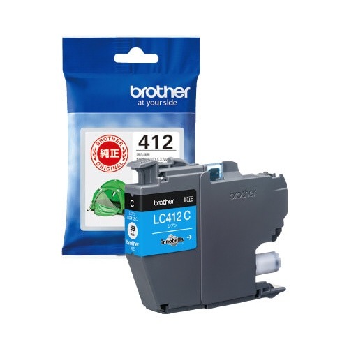 純正インク　ＬＣ４１２Ｃ　シアン画像