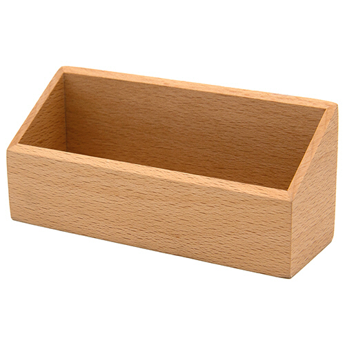 木製ｶﾀﾛｸﾞｹｰｽ 名刺ｻｲｽﾞ ﾖｺ 1個