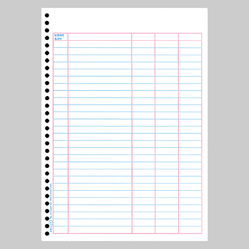 単票ﾊﾞｲﾝﾀﾞｰ元帳 A4ﾀﾃ 1箱(1000枚)画像