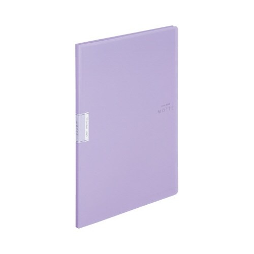クリヤーブックモッテＡ４縦　２０Ｐ　紫画像
