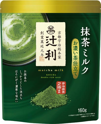 辻利　抹茶ミルク　お濃い茶仕立て　１６０ｇ×２画像