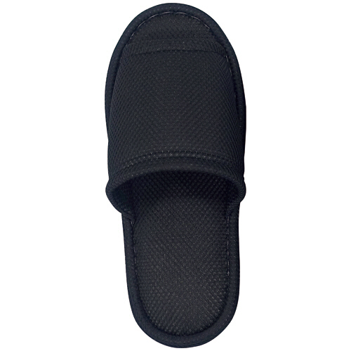 洗えるさらさらﾒｯｼｭｽﾘｯﾊﾟ L ﾌﾞﾗｯｸ 1足画像