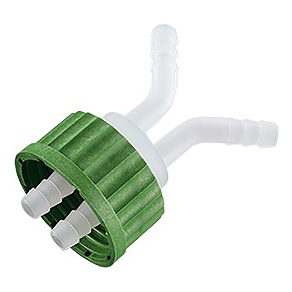 ねじ口瓶用キャップ(軟質チューブ用・GL45用)　2ポート画像